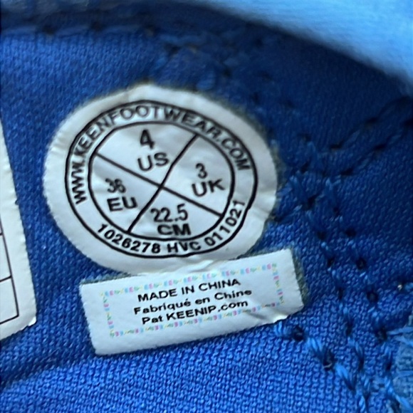 KEEN Kids Newport H2O Blue Camo Water Sandal Size 4 - Picture 9 of 9